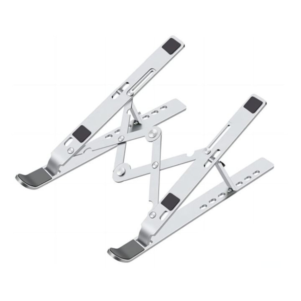 حامل لابتوب ألومنيوم قابل للطي(مقاس 10‑15.6 إنش) Adjustable Aluminum Laptop Stand – 10‑15.6″ Foldable حامل لابتوب ألومنيوم قابل للطي(مقاس 10‑15.6 إنش) Adjustable Aluminum Laptop Stand – 10‑15.6″ Foldable
