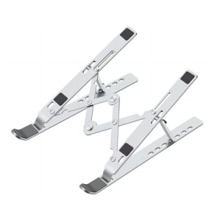 حامل لابتوب ألومنيوم قابل للطي(مقاس 10‑15.6 إنش) Adjustable Aluminum Laptop Stand – 10‑15.6″ Foldable حامل لابتوب ألومنيوم قابل للطي(مقاس 10‑15.6 إنش) Adjustable Aluminum Laptop Stand – 10‑15.6″ Foldable