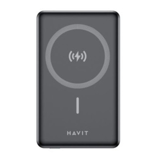 باوربانك هافيت نحيف جداً مع شحن لاسلكي مغناطيسي HAVIT Ultra-thin Power Bank PB5201 with Magnetic Wireless Charging باوربانك هافيت نحيف جداً مع شحن لاسلكي مغناطيسي HAVIT Ultra-thin Power Bank PB5201 with Magnetic Wireless Charging
