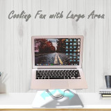 ستاند لابتوب ألمنيوم قابل للطي مع مروحتين تبريد – دوار 360 درجة KRESHU Aluminium Laptop Stand with Double Cooling Fans – 360° Adjustable & Foldable ستاند لابتوب ألمنيوم قابل للطي مع مروحتين تبريد – دوار 360 درجة KRESHU Aluminium Laptop Stand with Double Cooling Fans – 360° Adjustable & Foldable