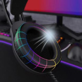 سماعة ألعاب احترافية DM T710 RGB 7.1 USB Gaming Headset with Microphone سماعة ألعاب احترافية DM T710 RGB 7.1 USB Gaming Headset with Microphone