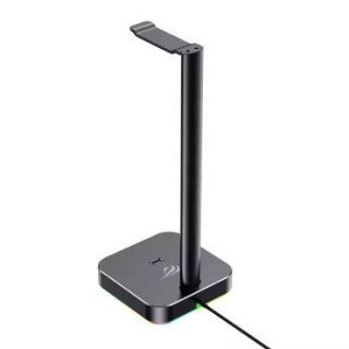 حامل سماعة الألعاب Havit TH610 RGB مع منافذ USB متعددة Headphones Holder