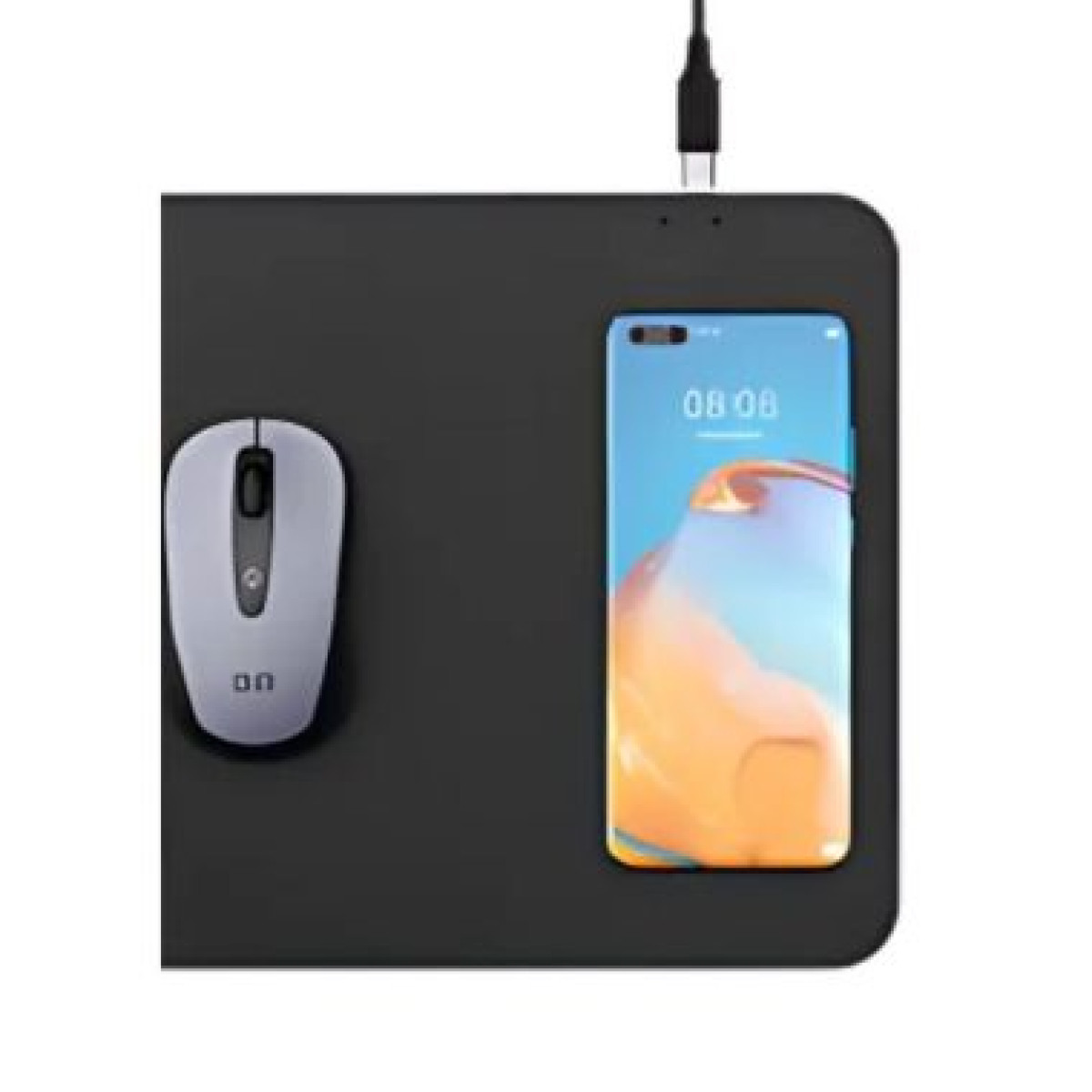 ماوس باد + شحن لاسلكي TC026 Wireless Charging Mouse Pad ماوس باد + شحن لاسلكي TC026 Wireless Charging Mouse Pad