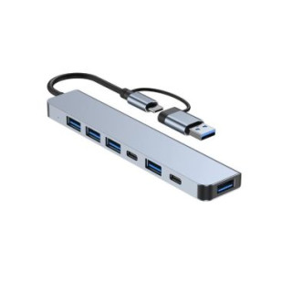 موزع تايب سي 7 منافذ (هاب) USB HUB - 7 in 1 HUB USB-C موزع تايب سي 7 منافذ (هاب) USB HUB - 7 in 1 HUB USB-C