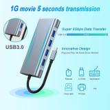 موزع تايب سي 11 منافذ (هاب) USB HUB - 11 in 1 HUB USB-C موزع تايب سي 11 منافذ (هاب) USB HUB - 11 in 1 HUB USB-C