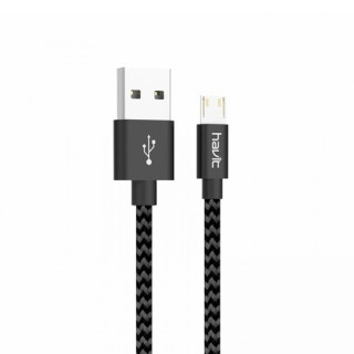 Havit USB To MicroUSB Nylon Woven Cable كيبل شحن USB الى MicroUSB