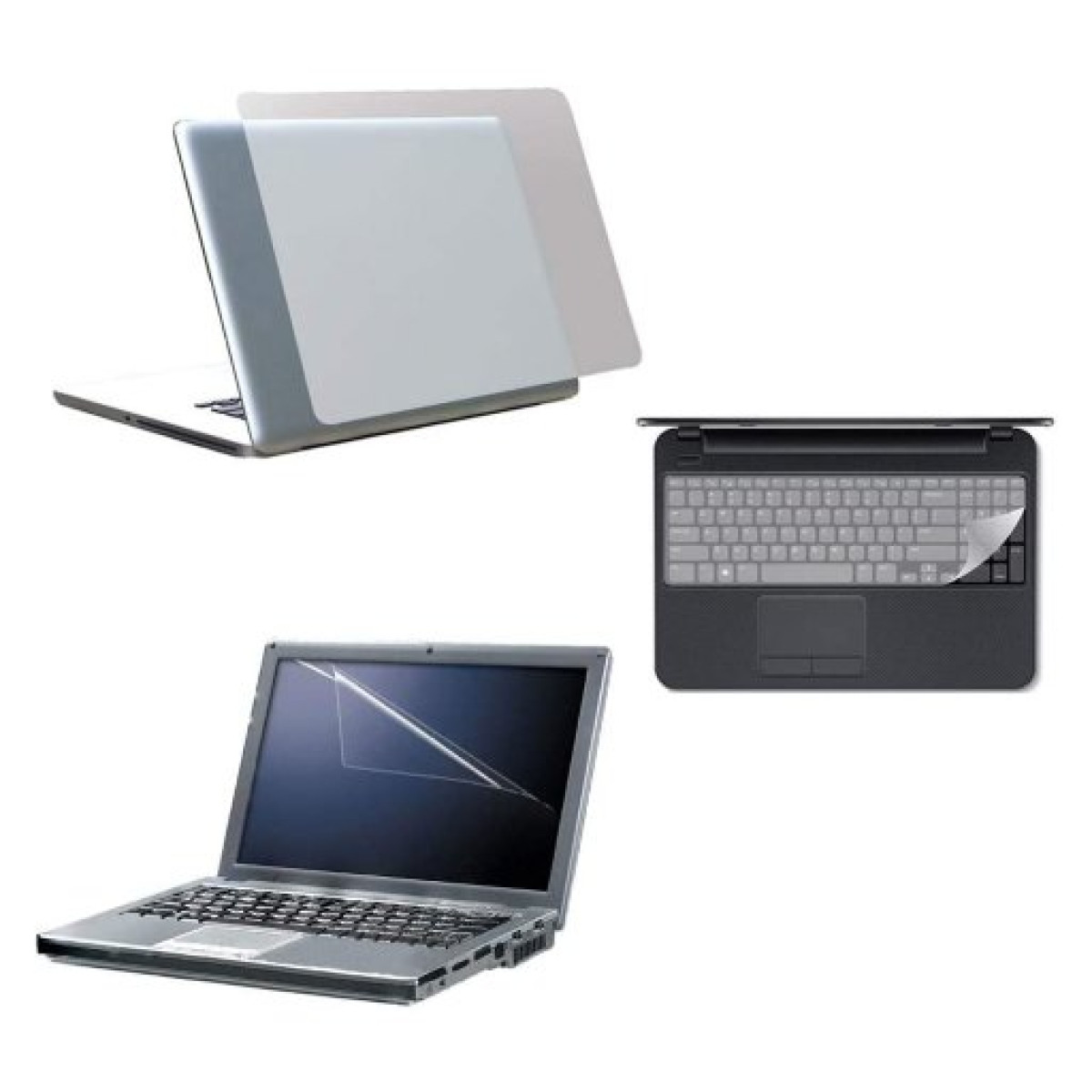 Laptop Protection Pack 3 In 1 لاصق حماية شفاف للابتوب Laptop Protection Pack 3 In 1 لاصق حماية شفاف للابتوب
