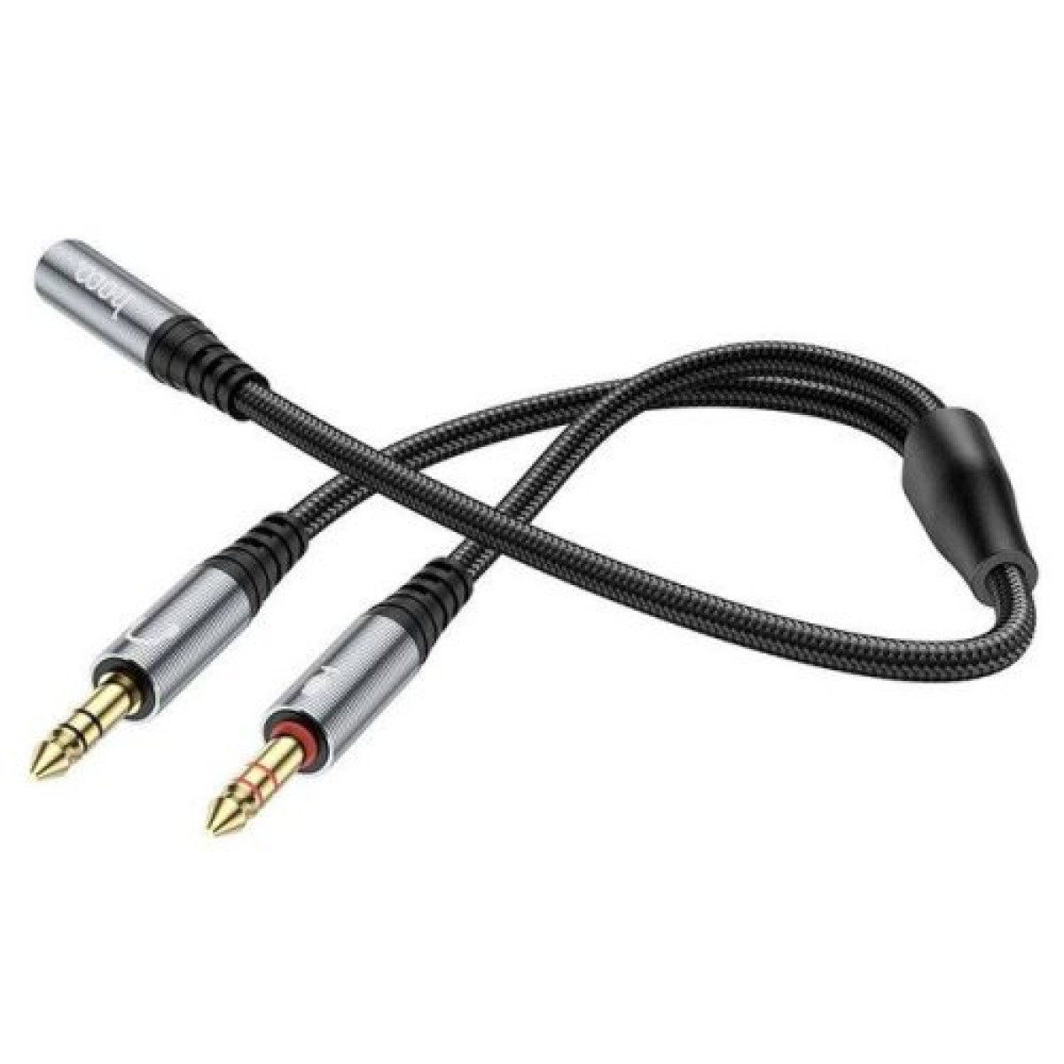 كابل هوكو محول الصوت 2 في 1 مقاس 3.5 ملم Hoco UPA21 2-in-1 3.5mm Audio Adapter Cable كابل هوكو محول الصوت 2 في 1 مقاس 3.5 ملم Hoco UPA21 2-in-1 3.5mm Audio Adapter Cable