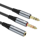 كابل هوكو محول الصوت 2 في 1 مقاس 3.5 ملم Hoco UPA21 2-in-1 3.5mm Audio Adapter Cable كابل هوكو محول الصوت 2 في 1 مقاس 3.5 ملم Hoco UPA21 2-in-1 3.5mm Audio Adapter Cable