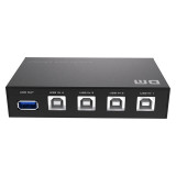 ادابتر طابعة 4 منافذ الى طابعة واحدة DM AD071 USB Printer Share Adapter [4-PCs to 1-USB]