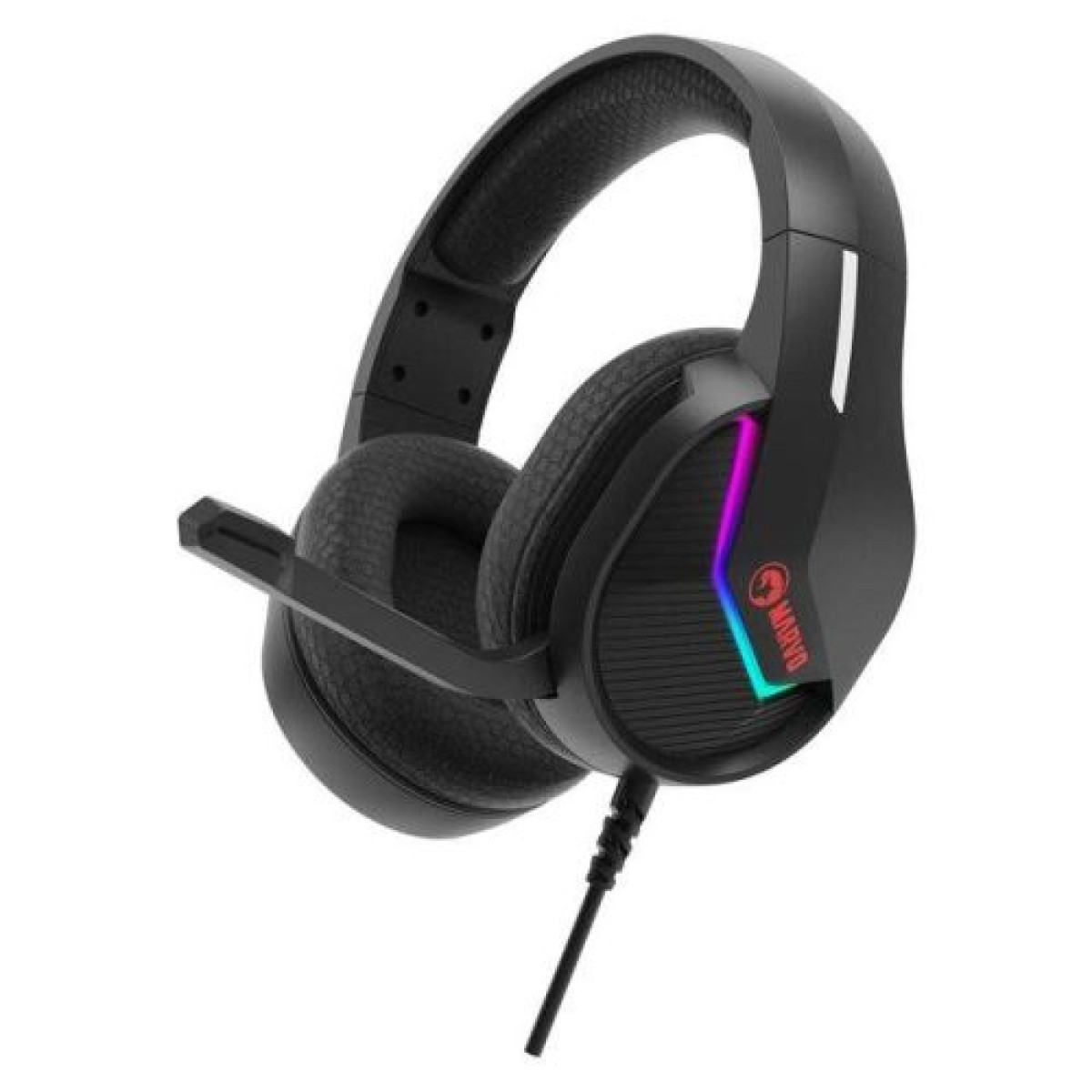 سماعات العاب سلكية - Marvo H8618 RGB Headset (Black) سماعات العاب سلكية - Marvo H8618 RGB Headset (Black)