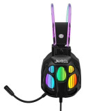 سماعة رأس سلكية - Jedel GH‑619 Headphone USB 7.1 (Black) سماعة رأس سلكية - Jedel GH‑619 Headphone USB 7.1 (Black)