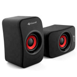 مكبر صوت - Kisonli KS‑07 USB Speaker Black-Red مكبر صوت - Kisonli KS‑07 USB Speaker Black-Red