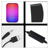 مكبر صوت - Kisonli X17 [3.5mm + USB] 2.0 RGB Speakers