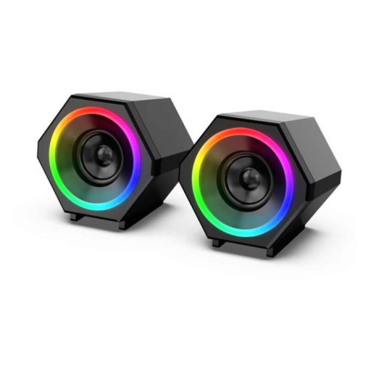 سماعات كمبيوتر مكتبية - Kisonli L-6060 RGB Speaker سماعات كمبيوتر مكتبية - Kisonli L-6060 RGB Speaker