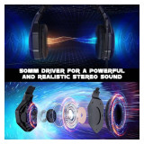 سماعة العاب سلكية - Onikuma K10 Pro RGB Gaming Headset سماعة العاب سلكية - Onikuma K10 Pro RGB Gaming Headset