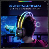 سماعة رأس سلكية - Onikuma X33 [USB] Headset (Black)