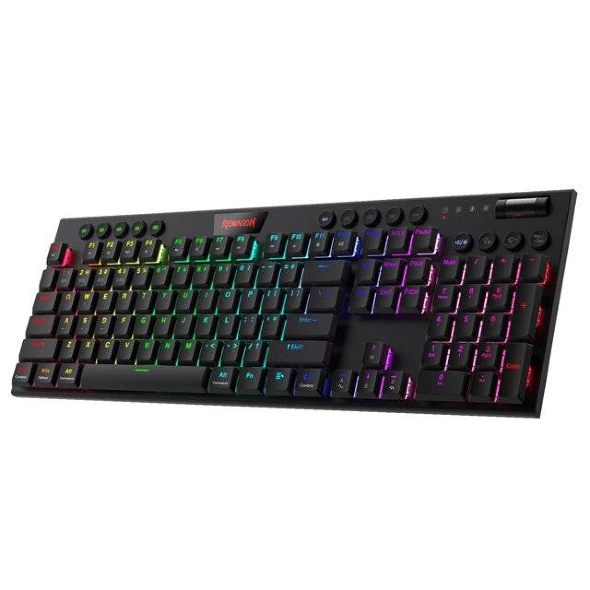 Redragon K618RGB Horus Pro Wired‑2.4G‑BT Mechanical Keyboard Redragon K618RGB Horus Pro Wired‑2.4G‑BT Mechanical Keyboard
