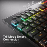 Redragon K618RGB Horus Pro Wired‑2.4G‑BT Mechanical Keyboard Redragon K618RGB Horus Pro Wired‑2.4G‑BT Mechanical Keyboard