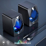 Jertech S8 Speaker USB2.0‑3.5mm RGB Jertech S8 Speaker USB2.0‑3.5mm RGB