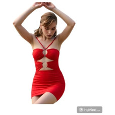 فستان ميني قصير - 003 - احمر