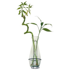 قارورة زجاجية مع ستاند للتعليق بارتفاع 24 سم