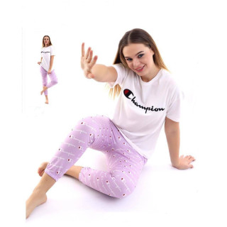 طقم بيجامة نسائية - بنفسجي