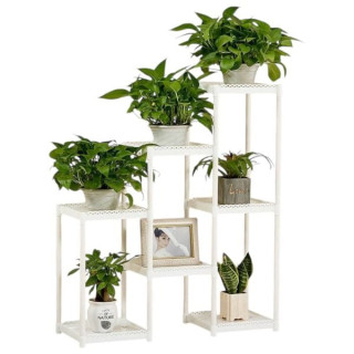 رف تنسيق النباتات - ابيض - 9628-2B