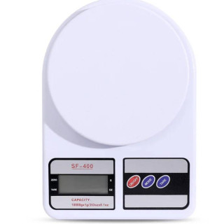 ميزان طعام رقمي للمطبخ - ابيض