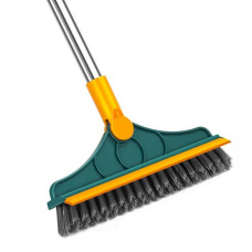 فرشاة تنظيف الارضيات 2 في1 - اخضر