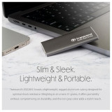 قرص SSD خارجي محمول ترانسيند 2 تيرابايت -  2TB-ESD265C