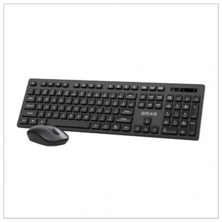 لوحة مفاتيح لاسلكي دي ام - DM K12 - اسود