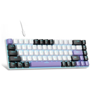 كيبورد سلكي ماجـيجي - ابيض - 3MK BOX