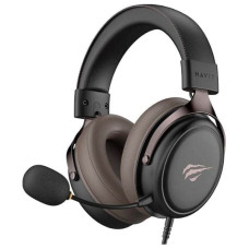 سماعة سلكي حول الاذن هافيت - بطول 2.2 متر - اسود