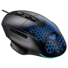 ماوس اولا سلكي - F812 - ايل اي دي - يو اس بي - اسود