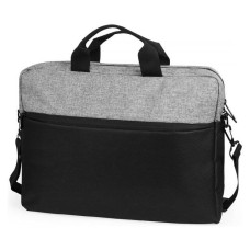 حقيبة لابتوب أنيقة بلونين أسود ورمادي  - LTB-02666