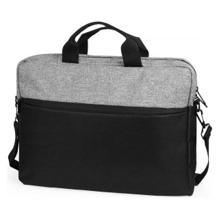 حقيبة لابتوب أنيقة بلونين أسود ورمادي  - LTB-02666