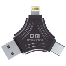 فلاش ميموري دي ام - 5 كيكابايت - اسود - APD006