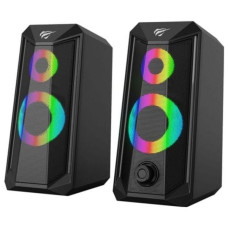 سماعات كمبيوتر هافيت - sk202 - اسود