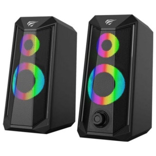 سماعات كمبيوتر هافيت - sk202 - اسود