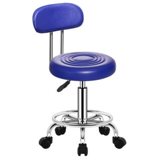 كرسي طويل الساق - ازرق 