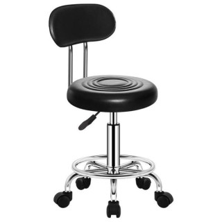 كرسي طويل الساق - اسود - sh-01