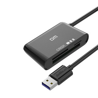 قارئ ميموري دي ام - CR022 - اسود