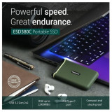 قرص SSD خارجي محمول ترانسيند 1 تيرابايت - ESD380C