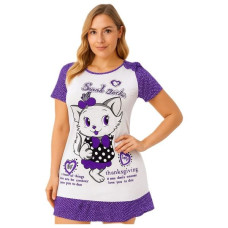 فستان نوم نسائي قطني - PRD495803 - بنفسجي