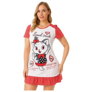 فستان نوم نسائي قطني - PRD495802 - روز